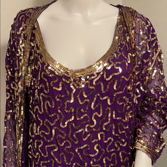 VINTAGE JUDITH ANN PLUS DRESS & MATCHING JACKET 1X - Picture 11 of 11